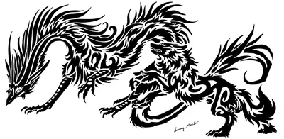 Иллюстрация белый фон изолированный кот черный тату бюст в стиле