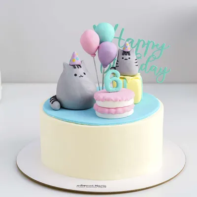Торт \"День рождения котят\" Детские торты на заказ заказать с доставкой в СПБ
