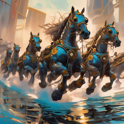 Фантастические лошади волшебного мира | Пикабу