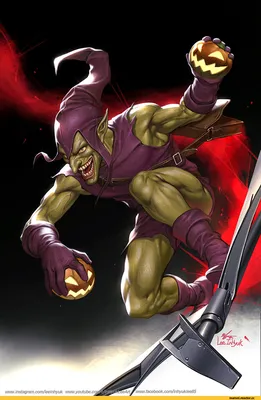 Green Goblin (Зеленый гоблин, Норман Озборн) :: InHyuk Lee :: Marvel  (Вселенная Марвел) :: artist :: фэндомы / картинки, гифки, прикольные  комиксы, интересные статьи по теме.