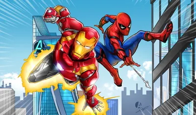 Комикс Железный Человек и Человек Паук : графический роман - купить в  Москве, цены на Мегамаркет
