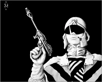 Военная Команда Трех Привлекательных Женщин Солдат Оружием Ружейным  Пулеметом Снайпером стоковое фото ©guruxox 404187740