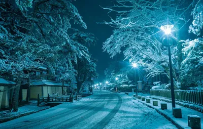 Зима Ночь Город - Бесплатное фото на Pixabay - Pixabay
