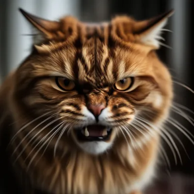 Злая кошка😾 | Кошки, Кот