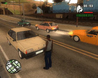 Меню Русские Автомобили для GTA San Andreas