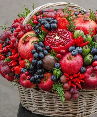 Корзина фруктов «Всё включено!» заказать с доставкой в Краснодаре по цене 6  380 руб.