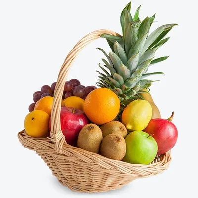 Купить корзину фруктов Источник витаминов с доставкой по Москве. Заказ и  продажа фруктовых корзин онлайн.