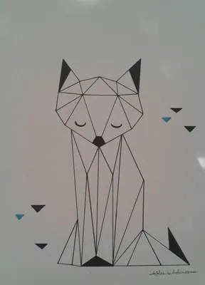 Кот из геометрических фигур аппликация (52 фото) - фото - картинки и  рисунки: скачать бесплатно