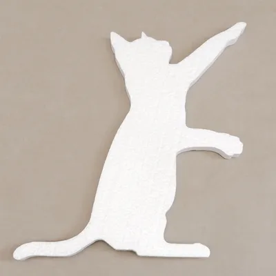 1 пара любителей кошек на стену для домашнего декора анималистический  Настенный декор дома украшения искусства Бумага модель 3D Бумага ремесло  собственными руками сделай сам в виде геометрических фигур игрушки для  взрослых Nordic