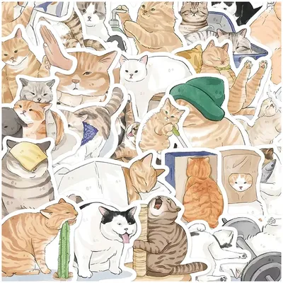 Картинки котов мультяшных - 81 фото