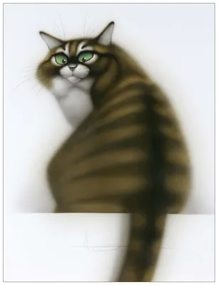 Нарисованные кошки » Картины, художники, фотографы на Nevsepic