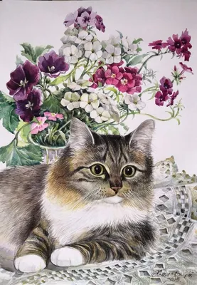 Красивые кошки в различных позах . Животные, нарисованные от пятен. Плакат  вектор, вычерченный для детей Иллюстрация штока - иллюстрации насчитывающей  непослушно, чертеж: 184236211