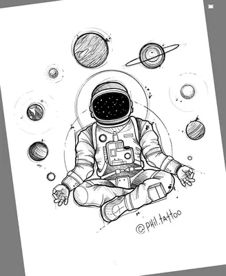 Картинка игрушечный космос ❤ для срисовки