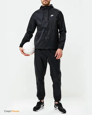 928119-010 Ветрозащитный костюм Nike Tracksuit черный мужчины цвет черный