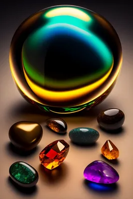 Магические камни кристаллы. Арт обои на телефон Эстетика | Камни, Лунный  камень, Кристаллы