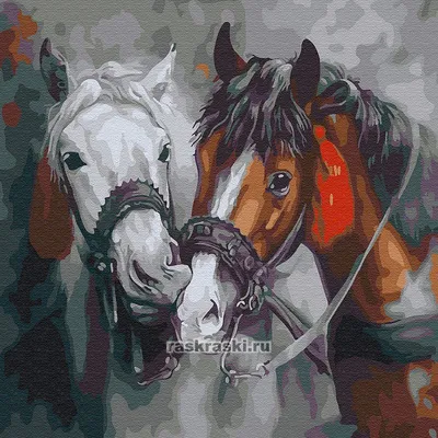 Предпросмотр схемы вышивки «Красивые лошади» (№559295) - Вышивка крестом