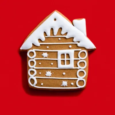 Бесплатная доставка! Рождественский домик для пряников, 4 шт./лот, фетровый  коричневый и красный домик, большая сумка для конфет, держатель для  рождественского подарка | AliExpress