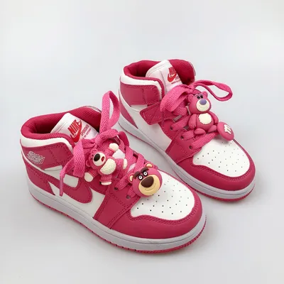 Детские кроссовки Nike Air Jordan Cartoon розовые - купить по цене 5490  руб. в Москве