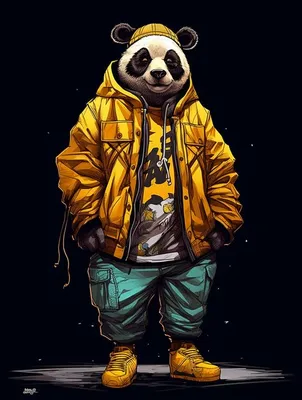 Картинка панда в очках - 64 фото