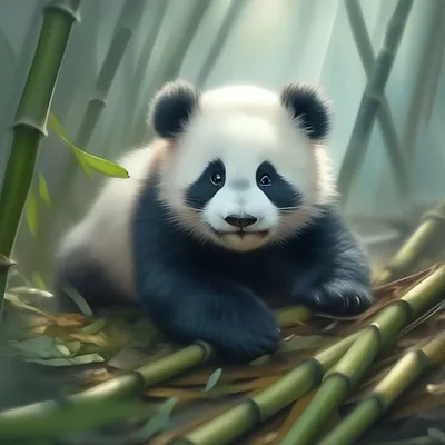 Мультяшная панда - 69 фото