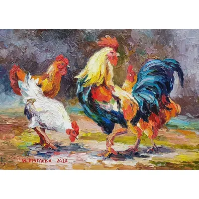 милая курица и петух стоят на лугу PNG , сельское хозяйство, цвет, объект  PNG картинки и пнг рисунок для бесплатной загрузки