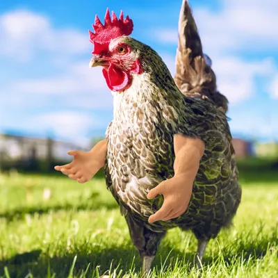 Курица с цыплятами H-41 - Магазин приколов №1