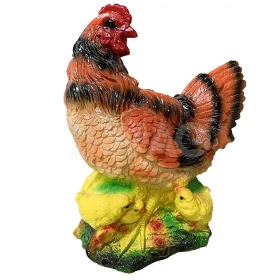 Садовая фигура \"Курица с цыплятами\" 17х25х33см (1126900) - Купить по цене  от 890.00 руб. | Интернет магазин SIMA-LAND.RU