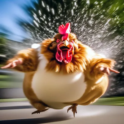 Смешная курица на ферме стоковое изображение. изображение насчитывающей  природа - 156019853