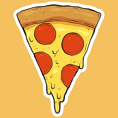 Кусочек пиццы с салями. Векторный клипарт: стоковая векторная графика (без  лицензионных платежей), 227134507 | Shutterstock | Pizza art, Illustration  art, Pizza drawing