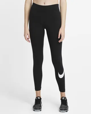 Nike Sportswear Essential Women's Mid-Rise Swoosh Leggings. Nike.com