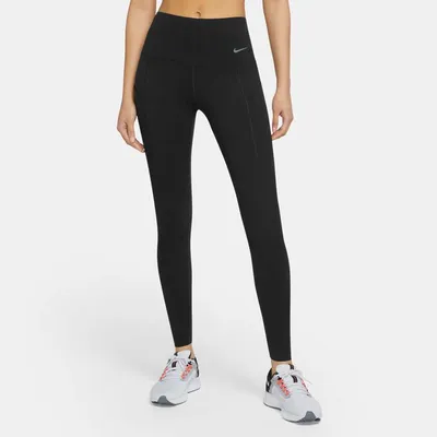 Women's Nike Dri-FIT Go High Rise Tight - Black/Black – Gazelle Sports