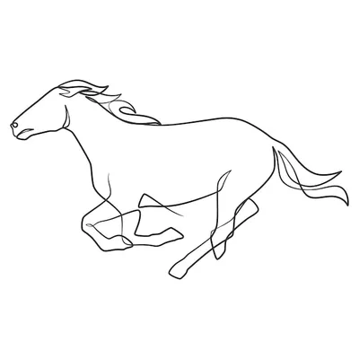 Раскраски лошадей, Раскраска Рисунки лошадей Домашние животные.