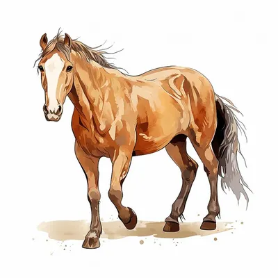 Пошаговый рисунок лошади - 53 фото