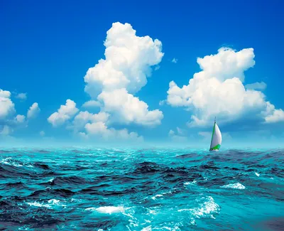 голубое небо моря стоковое фото. изображение насчитывающей курорт - 20455806