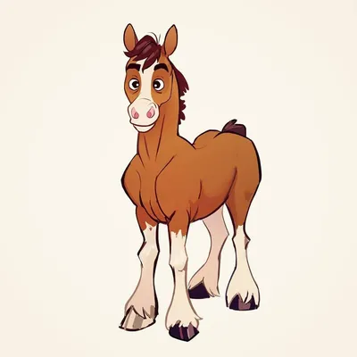Лошадь Пони Мультяшный Конный, Лошадь, телевидение, млекопитающее, животные  png | PNGWing