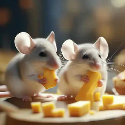 Мышка ест сыр / Mouse eats cheese - YouTube