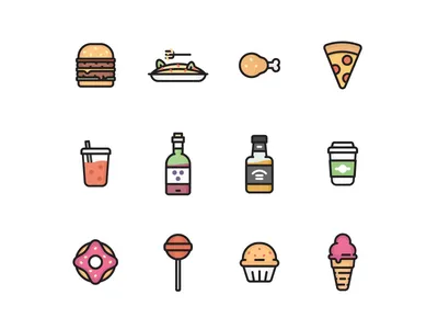 Арт-фото с разнообразной едой на рабочий стол