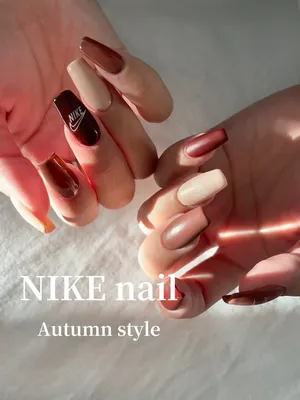 Nike nails | Модные ногти, Дизайнерские ногти, Маникюр