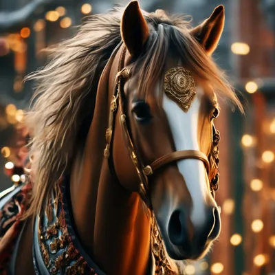Значок HappyROSS Новогодняя лошадь, черный, 26х21мм - купить в Samizoo,  цена на Мегамаркет