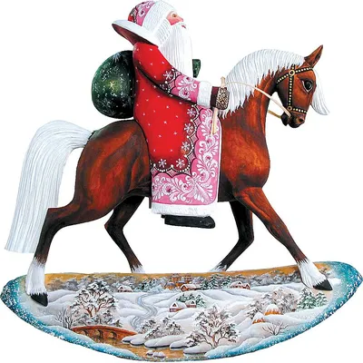 Новогодняя лошадь» — создано в Шедевруме