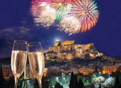 Новый год в греции картинки фотографии