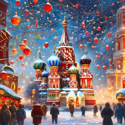 Новый год в России | Пикабу