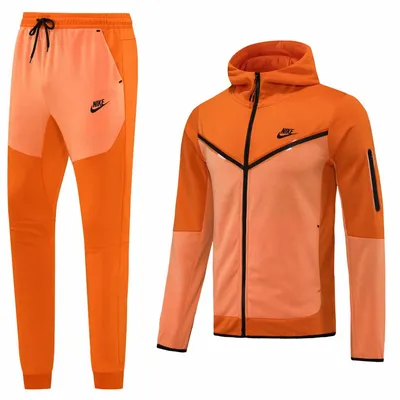 Спортивный костюм Nike с капюшоном, оранжевый цена 4 590 руб. купить на  fanstrit.ru