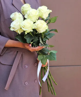 Красивый букет белых роз для любимой - фото и картинки abrakadabra.fun