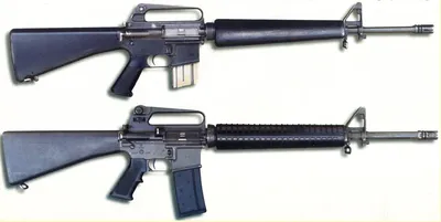 Автомат (штурмовая винтовка) Armalite / Colt AR-15 / M16 M16A1 M16A2 M16A3  M16A4 (США) - Modern Firearms