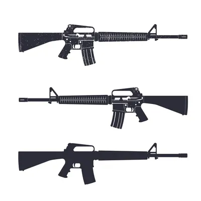 Автомат (штурмовая винтовка) Armalite / Colt AR-15 / M16 M16A1 M16A2 M16A3  M16A4 (США) - Modern Firearms