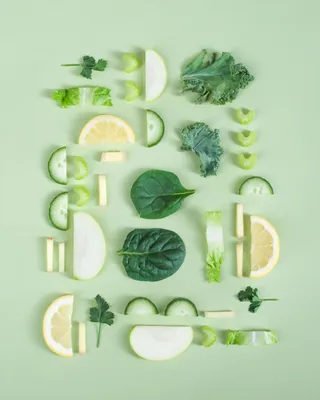 Овощи зеленого цвета - 77 фото