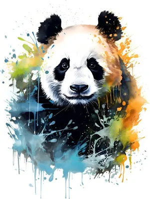 красная панда :: красивые картинки :: ч/б :: панда :: медведь :: art (арт)  / картинки, гифки, прикольные комиксы, интересные статьи по теме.
