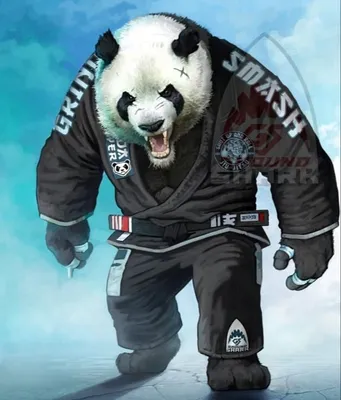 Dark Panda, panda, art, fantasy, dark, HD wallpaper | Peakpx