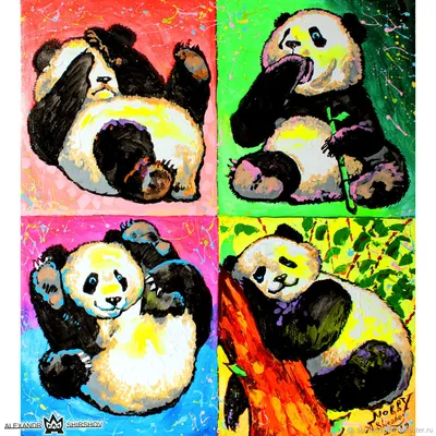 Обои на рабочий стол Прикольная панда (бамбуковый медведь) меланхолично  жуёт побеги молодого бамбука, обои для рабочего стола, скачать обои, обои  бесплатно